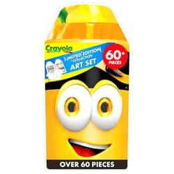 Crayola Coloring Set with Limited Edition Yellow Art Case, Limited Edition Crayons, 50+ Pieces, Gifts for Kids