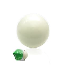 DONZWIYES Pallino Ball Replacement, for Bocce Ball Game and Boule Game,2.24 In/57 mm White Bocce Pallino Ball Replacement