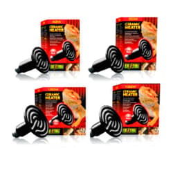 Exo Terra's Ceramic Heater - 40 W Lamp Pack for Reptile Heat, Ceramic Emitter with 150-Watt Ceramic Heat Emitter, Compatible with Exo Terra Light and Thermostat