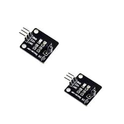 KOOBOOK 2Pcs Digital 38KHz Infrared IR Receiver Sensor Module for Arduino Compatible