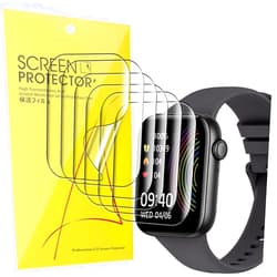 Lamshaw Compatible for AcclaFit Smart Watch Screen Protector, [6 Pack] Full Coverage TPU Clear Film Compatible for AcclaFit L51 1.95