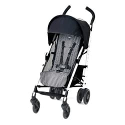Chicco Liteway Stroller, Compact Fold Baby Stroller with Canopy, Lightweight Aluminum Frame Umbrella Stroller, for Use with Babies and Toddlers up to 40 lbs. | Cosmo/Black/White
