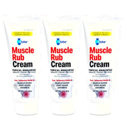 Globe (3 Pack) Globe Ultra Strength Greaseless Muscle Rub Cream (3 oz). Compare to The Active Ingredients of Greaseless Bengay, 10% Menthol & 15% Methyl Salicylate (3 Pack)