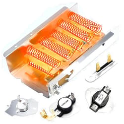 Beaquicy Upgrade 4531017 279838 Dryer Heating Element 387134 3977767 Dryer Thermostat 3977393 3392519 Dryer Thermal fuse Kit by Beaquicy Fits for Whirlpool Kenmore Roper Maytag Crosley Amana Dryer