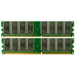 SAMSUNG New DDR PC3200 2X1GB 400 Low Density Memory Giga-Byte K8M800-8237 Motherboard
