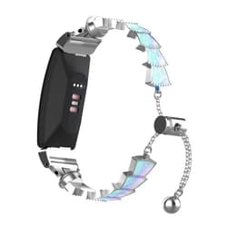 Wongeto Compatible with Fitbit Inspire 2 Bands/Inspire HR Bands for Women, Slim Dressy Metal Bracelet Replacement Straps for Fitbit Inspire 2 / Inspire HR Smart Watch