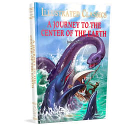 Wonder House Books Illustrated Classics - Journey To The Center of The Earth: Abridged Novels With Review Questions