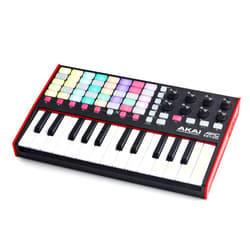 AKAI Professional APC Key 25 MK2 - 25-Key USB MIDI Keyboard Controller for Clip Launching with Ableton Live Lite, 40 RGB Pads and 8 Rotary Knobs,Black