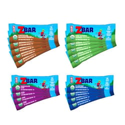 Clif Kid ZBar - Variety Pack - 4 Flavors - Soft Baked Snack Bars - Non-GMO - 10-14g Whole Grains - USDA Organic Granola Bars (18 Pack)