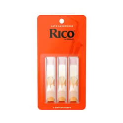 D'Addario Alto Sax Reeds, Strength 3, 3-Pack (RJA0330)