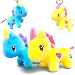 Kawaite Cuddly Unicorn Stuffed Animals for Kids and Adults (2 Pack) Mini Animals Plush Toys Key Chains, Kawaii Plushies, Soft Unicorns Stuffed Animals for Boys & Girls Classroom Prizes, Easter Basket Stuffers