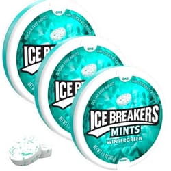 The Hampton Candy Company Wintergreen Ice Breakers Mints Tin, 3 Pack (1.5 oz Each)