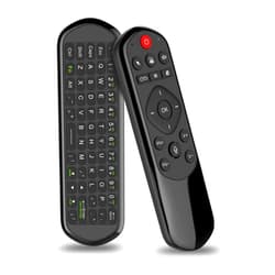 iPazzPort Universal TV Air Mouse Mini Wireless Keyboard Remote Combo, Voice Input IR Learning QWERTY Controller for Smart TV,Android TV Box,PC,HTPC,Raspberry pi (Bluetooth & 2.4G Version)
