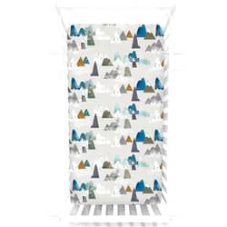 TANOFAR Mountains Baby Boy Crib Sheet Toddler Bed Sheets Soft Breathable Nursery Bedding