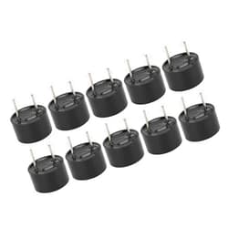 ZJchao 10pcs DC 3V Electromagnetic Buzzer Alarm Beeper 9x6MM 9x5.5MM, Straight Insertion SOT Plastic Seal Tube, Suitable for Computer, Printer, with Timer