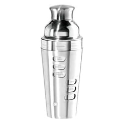 Oggi 23-Ounce Stainless Steel Cocktail Shaker, Silver