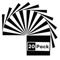 HTVRONT White HTV Heat Transfer Vinyl Bundle: 20 Pack 12