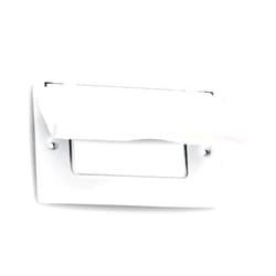 Sigma Electric SIGMA ENGINEERED SOLUTIONS 14249WH Weatherproof Outdoor GFCI Outlet Cover, White, Metal, 1-Gang, Horizontal