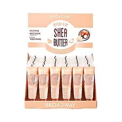 Kiss Broadway Vita-Lip Clear Lip Gloss Box Display Set (Shea Butter)