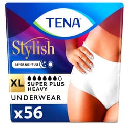 TENA Disposable Heavy Absorbency Incontinence Underwear, XL, 56 per Case