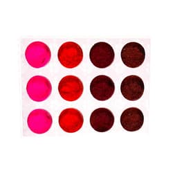 Generic 12 Colors/Set Velvet Flocking Powder for Velvet Manicure Nail Art Polish Tips Decoration Nail DIY Pigment Powder Flocking Decorations Supplies (K)