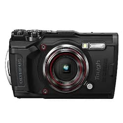 Olympus Tough TG-6 Waterproof Digital Camera, Black (Renewed) Black Base Single