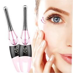 LorSou Heated Eyelash Curler, Portable USB Rechargeable, 4 Temperature Adjustable with LED Digital Display, Quick and Convenient Makeup and Beauty Eyelash Styling Tool