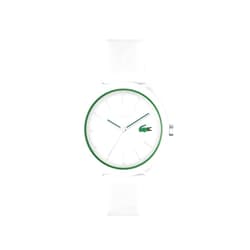Lacoste 12.12 Men's TR90 Case Quartz Watch with White Rubber Strap (Model: 2011169)