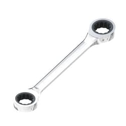 Skweawert Double Box End Ratcheting Wrench 10mm x 11mm Metric 72 Teeth 12 Point Ratchet Gear Spanner Tools, Heat-Treated CR-V