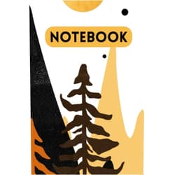 By Mansi Sharma (Author) Beautiful Mountains and Trees Notebook