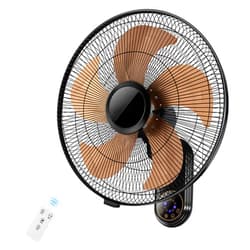 GAJUAN Cooling Wall Fan with Remote Control Quiet Air Circulator Fan, Wall Mounted Fan with 3 Speed 16/20 Inch Home Heavy-Duty Electric Fan, Powerful Oscillation Fan for Office, Low Noise