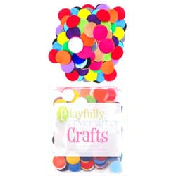 Playfully Ever After Mixed Color Assortment of Craft Felt Circles (1 Inch - 100pc)