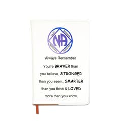 BNQL NA Sobriety Leather Notebook NA Recovery Gifts Narcotics Anonymous Gifts Sobriety Notebook Gift NA Journal NA Addiction Gifts (na notebook)