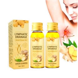 Grospe Herbal Shower Gel, Herbal Slimming Shower Gel, Ginger Shower Gel for Slimming, Organic Herbal Ginger Slimming Body Wash (2 pack)
