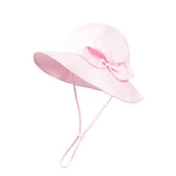 ENBAOHUI Baby Girl Sun Hat Toddler Summer Bucket Hats UPF 50+ Hat for Infant Girl Beach Hat with Wide Brim 0-6T