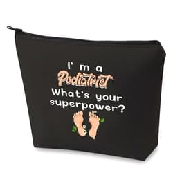 G2TUP Podiatrist Thank You Gift Doctor Of Podiatry Makeup Bag I' m A Podiatrist What's your Superpower Podiatrist Appreciation Gift (Podiatrist makeup bga)