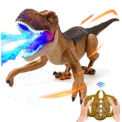 DDAI RC Dinosaur Toys for Kids 3-5 Gesture Sensing T Rex Remote Control Dinosaurs for Boys Age 5-7 Jurassic Tyrannosaurus Robot Dino with Roaring Moving - Best Birthday for Toddlers