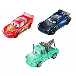 Mattel Disney and Pixar Cars Color Changers Lightning McQueen, Mater & Jackson Storm 3-Pack, Gift for Kids Age 3 Years and Older