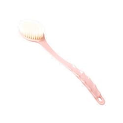 KOqwez33 Back Exfoliating Towel Glove Sponge Ball Scrubber Long Handle Bath Shower Brush Body Back Exfoliating Scrubber for Home Bathroom - Pink