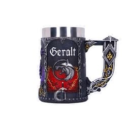 Nemesis Now Officially Licensed The Witcher Trinity Tankard, Black, 15.5cm