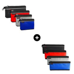 IRONLAND 4 Pack Combo and 4 Pack 12inch*5.5inch Small Tool Pouches with Zipper Small Tool Bags