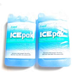 Cryopak Medium Size Hard Shell Ice Packs - Set of 2 Ice Packs - 7 Inches Tall X 4 Inches Wide X 1 Inches Deep - Perfect Ice Packs For Coolers - GREAT VALUE!