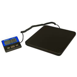 Brecknell Slim Heavy Duty Digital Shipping Postal Scale for Packages | 150 lb Capacity | Battery Operated Portal Scale