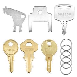AYWFEY 6 Pcs Universal Paper Towel Dispenser Key, Replacement Key Compatible with Tork SCA 1100, Bradley 2055, Janitor Bobrick Cat 74, Kimberly Clark 770301, Georgia Pacific, E114 Toilet Paper Dispensers