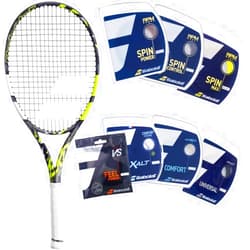 Babolat Pure Aero Team Tennis Racquet (7th Gen) Strung with Your Choice of String