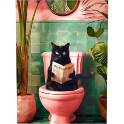 ARPADAMO Diamond Art Kits for Adults,5D Cat Diamond Painting DIY Black Cat Diamond Art Diamond Painting Kits for Adult,Round Full Drill Diamonds, Diamond Art Kits for Home Decor-12x16inch