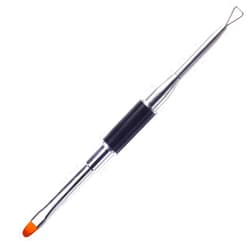 WOKOTO Dual End Acrylic Gel Nail Brush Drawing Painting Pens And Triangle Stick Rod Gel Polish Remover Rod Hook Manicure Tool