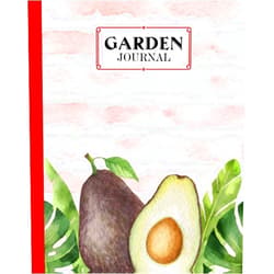 Valerie Fitzgerald Garden Journal: Premium avocado Cover Garden Journal, A Place To Organize, Plan, Record, and Dream About Your Vegetable Garden, 120 Pages, Size 8
