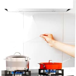 FAMILOVE Clear Wall Film Protector, Self-Adhesive, Kitchen Backsplash Wall Protector - Shelf Liner, Whiteboard, Wallpaper, Door Guard for Dog Cat Scratching(15.7in X 9.84ft)