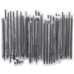 Rupert and Jeoffrey's Trading Co. Individually Wrapped Coffee Stirrers (Black, 500)